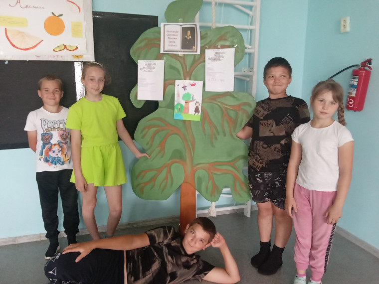 "Пушкинский день" в лагере.